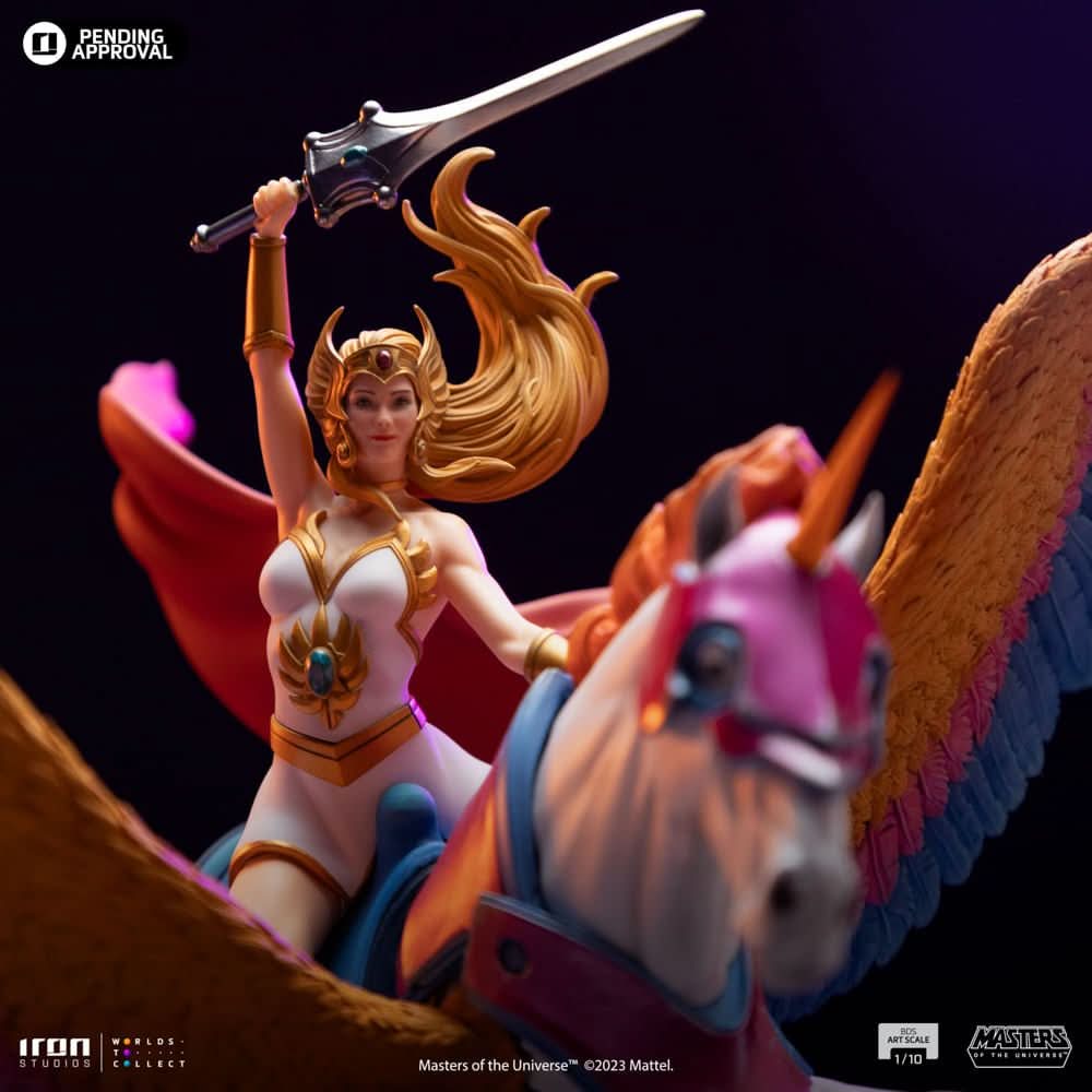 She-Ra and Swift Wind Statue - Masters of the Universe - Art Scale 1/10