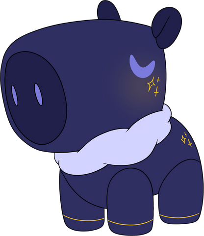 Plüschtier Wasserschwein Midnight (23 cm)