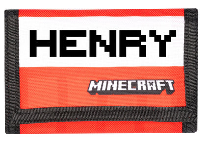 Minecraft enfant Portefeuille – rouge