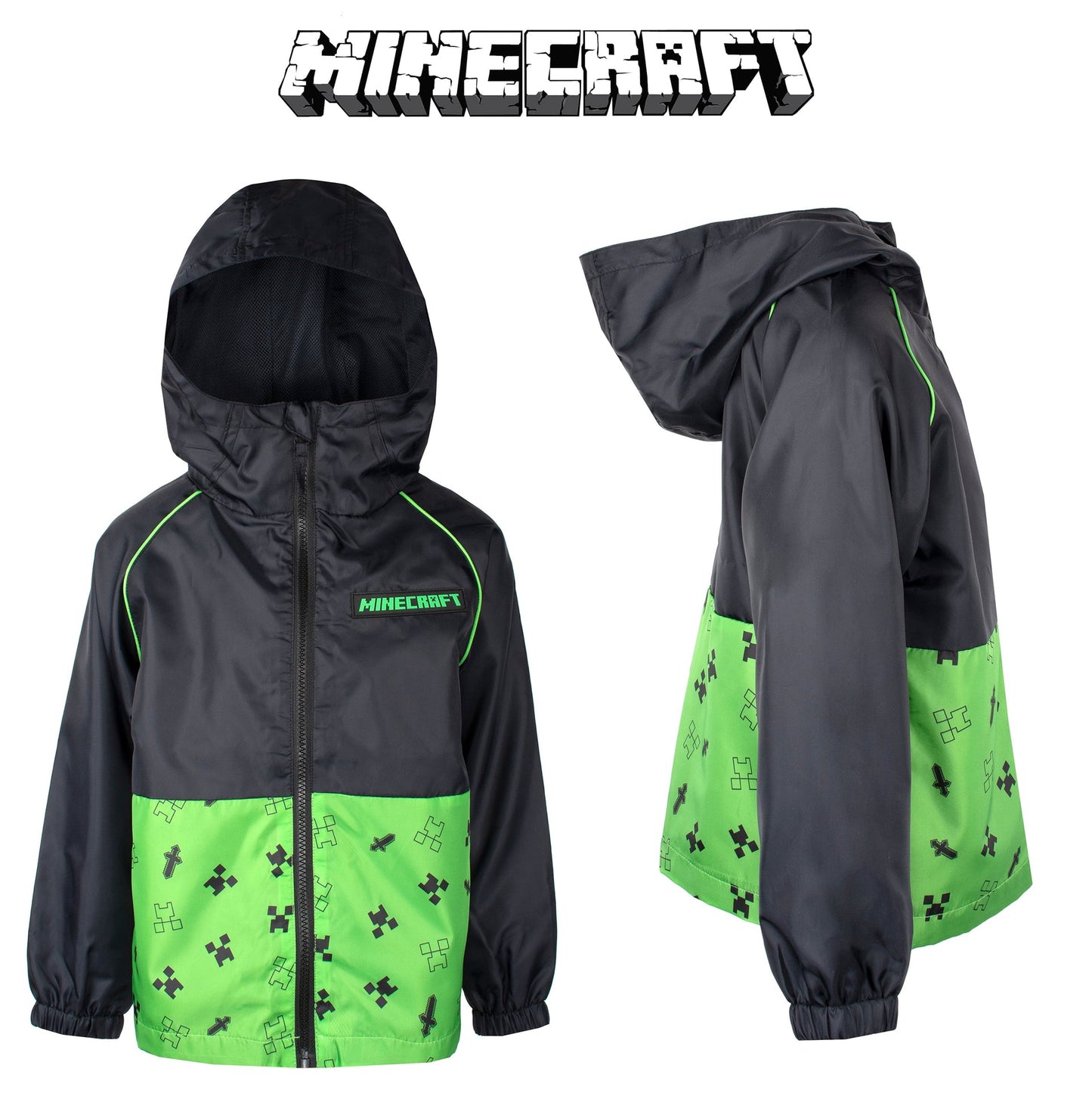 Minecraft Waterproof Jacket