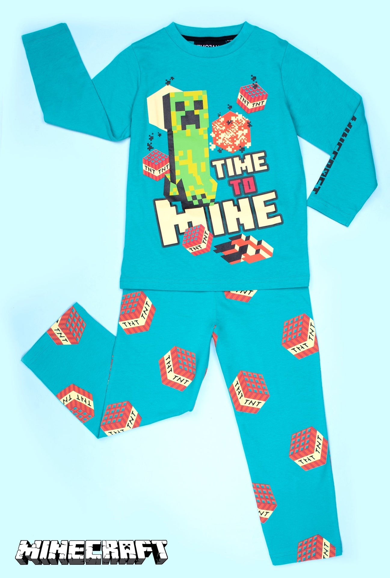 Minecraft Pyjamas – bleu