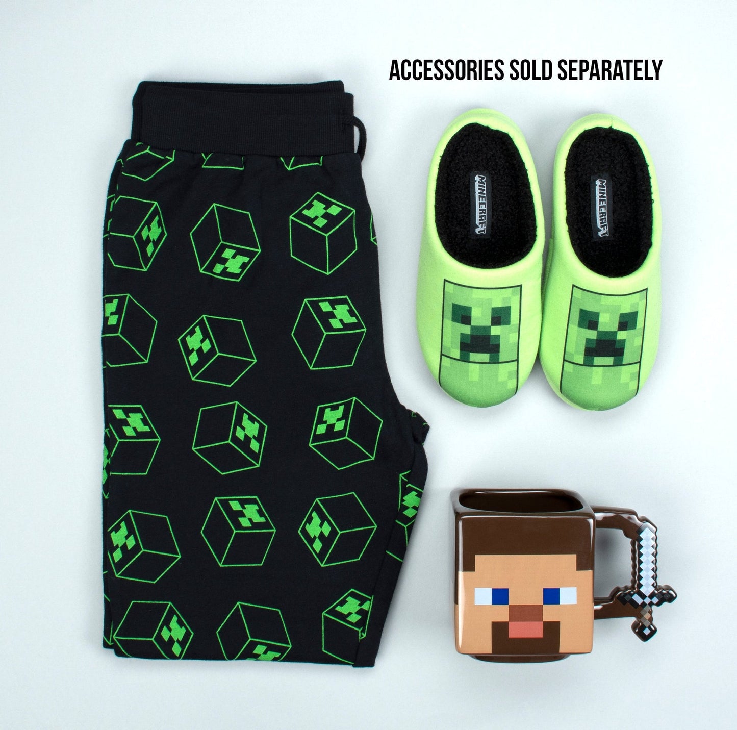 Minecraft Joggers – noir & vert Pattern
