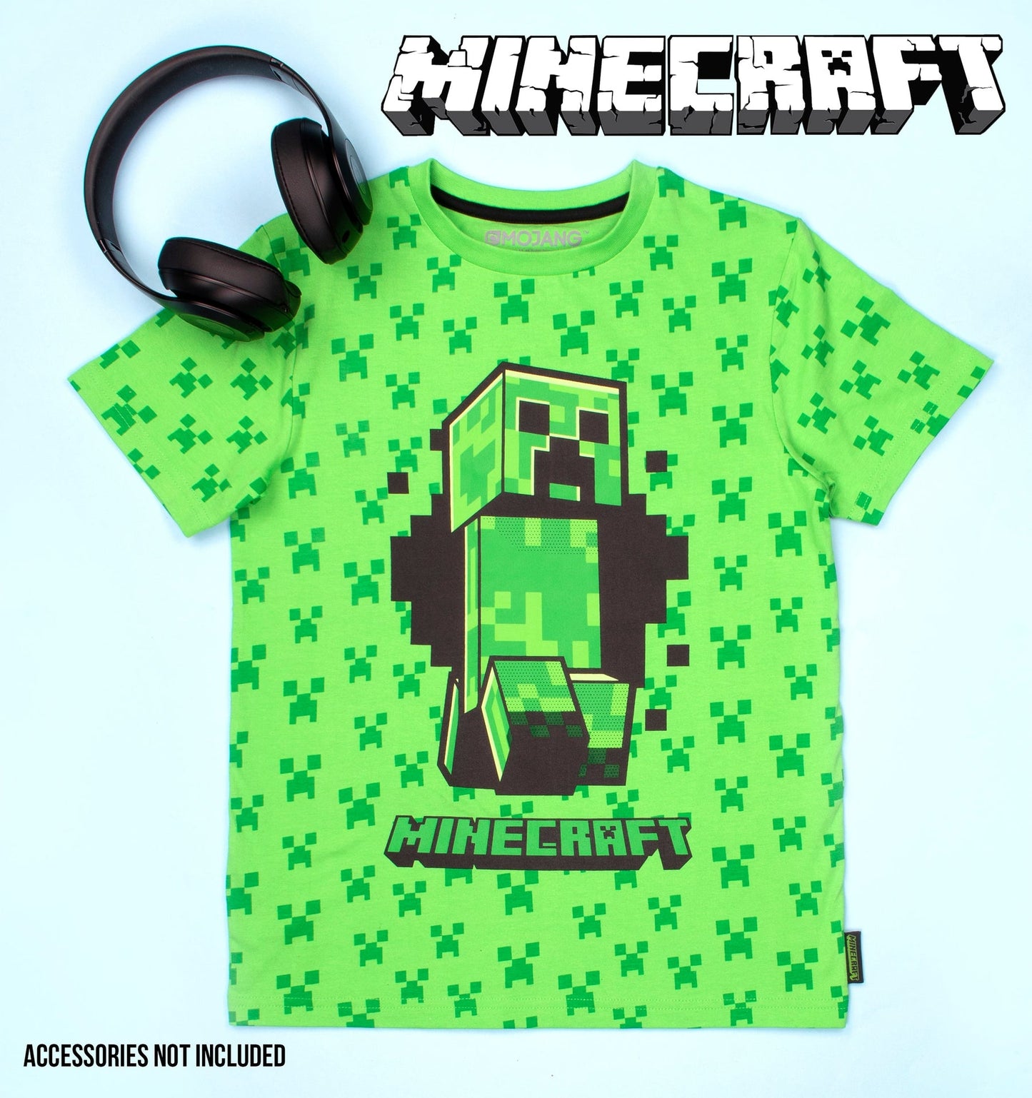 Minecraft Creeper T Shirt – vert