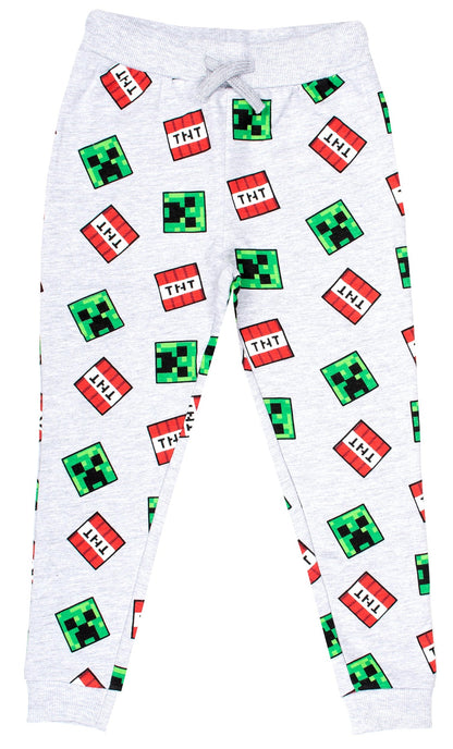 Minecraft Joggers – gris Pattern