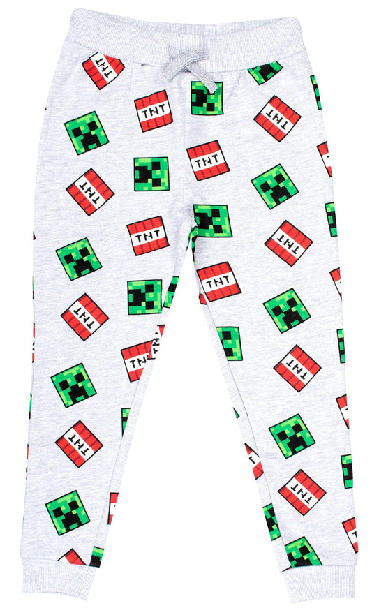Pantalon de jogging Minecraft – gris Pattern