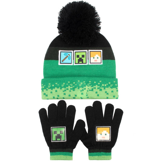 Hat and Gloves Set – Minecraft – Children's Set