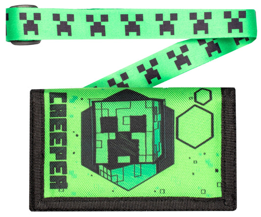 Minecraft Kids Geldbeutel – grüner Creeper