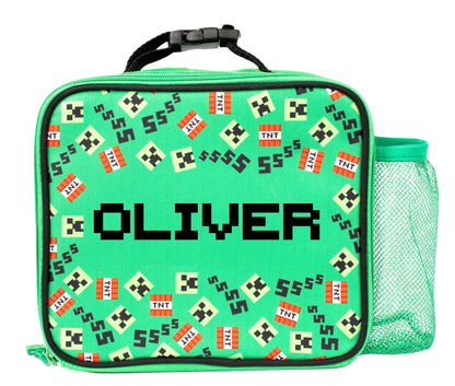 Minecraft Sac repas with Pocket – vert