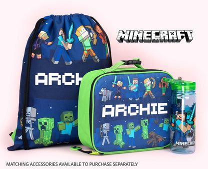 Sac repas – Minecraft bleu