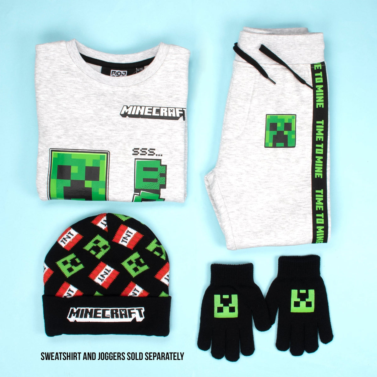 Mütze und Handschuhe – Minecraft Set
