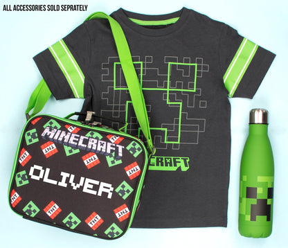 Minecraft Creeper T Shirt – Navy
