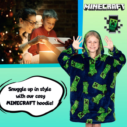 Sweat à capuche Minecraft – Oversized Blanket
