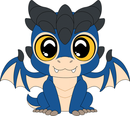 Drachen-Stofftier von Zoe (23 cm)
