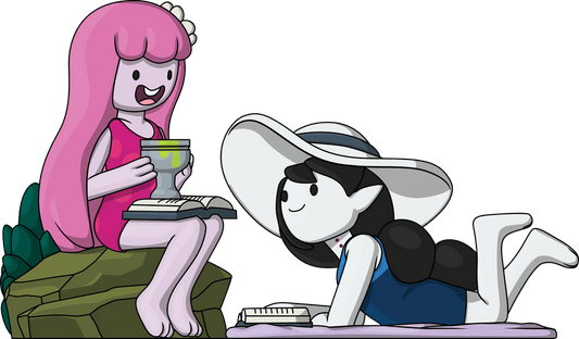 Sommerzeit Prinzessin Bubblegum & Marceline