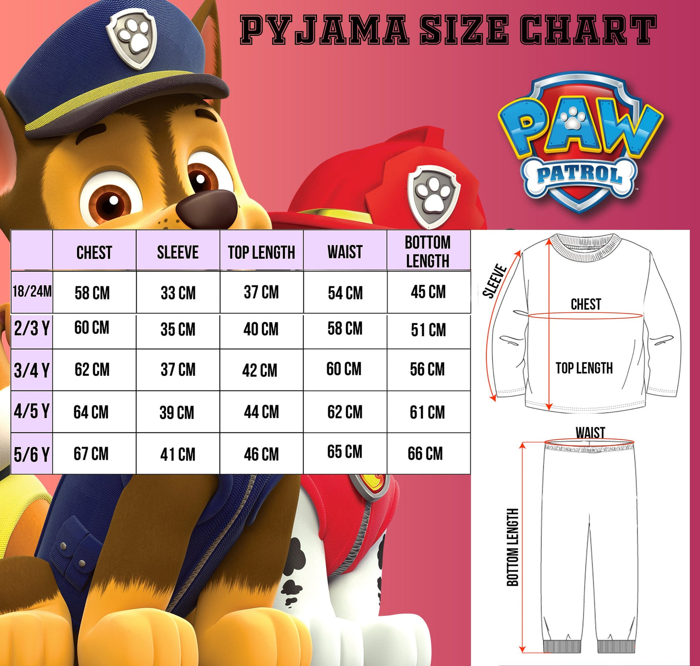 Pyjama – PAW Patrol – Navy