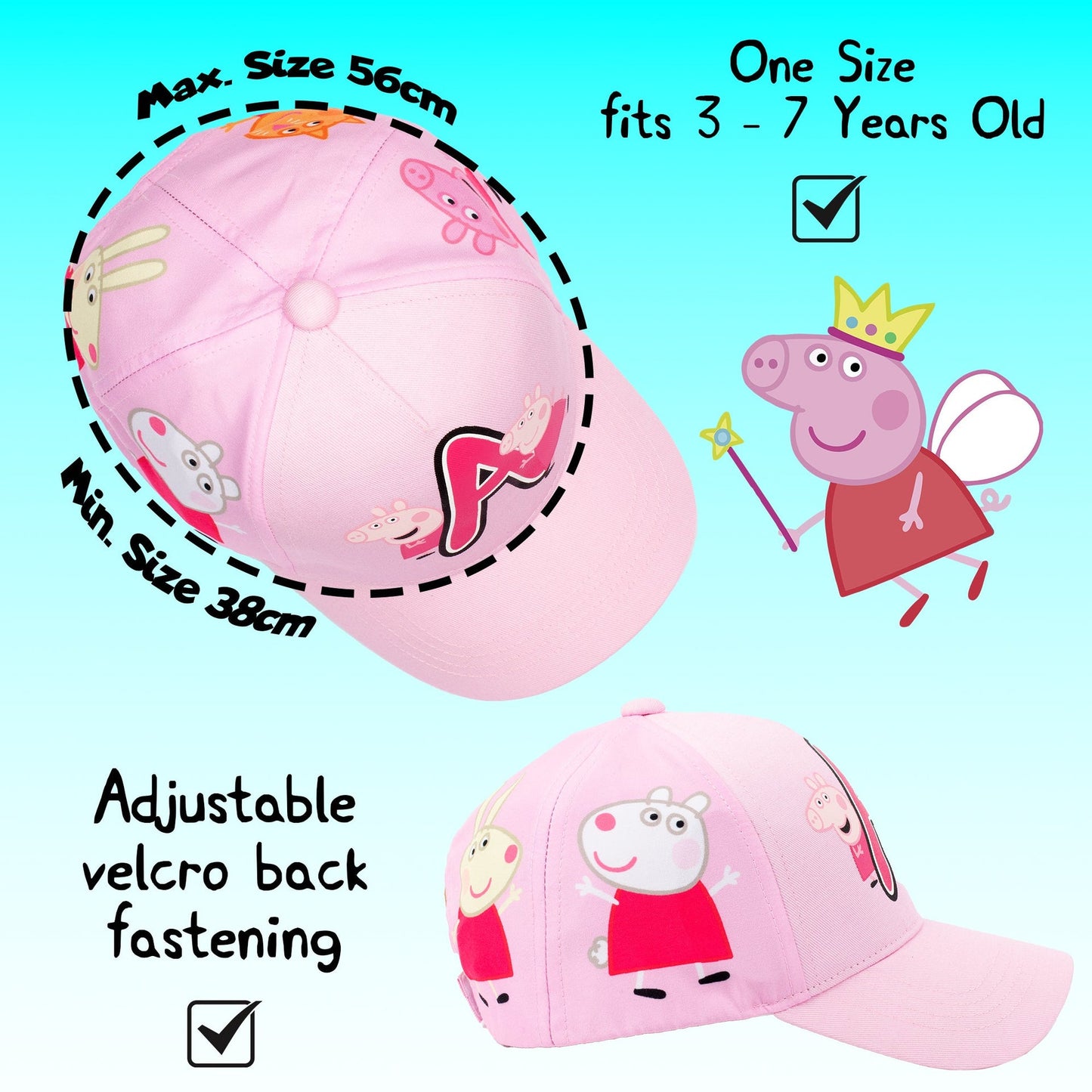 Kinderkappe – Sommerhut – Peppa Pig
