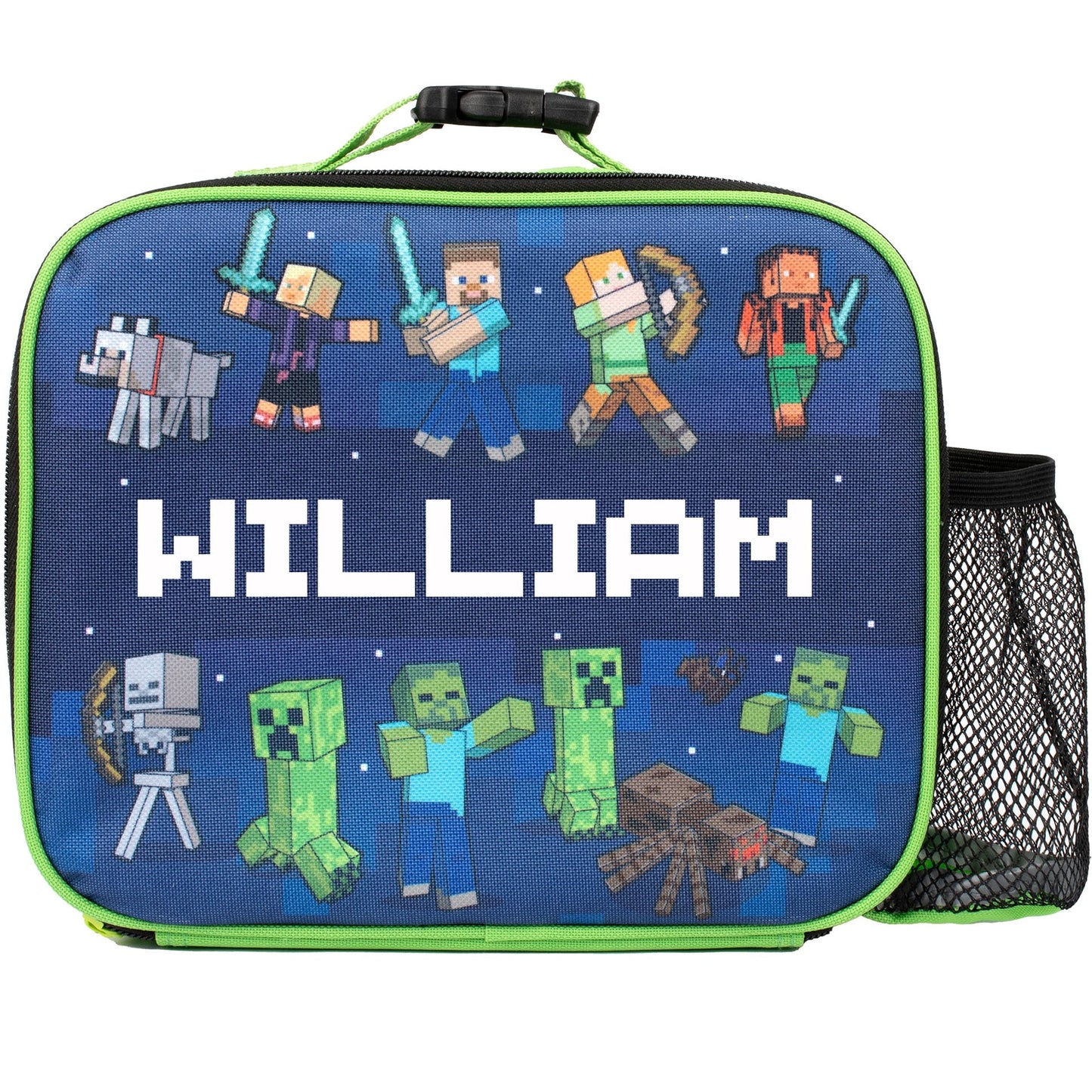 Sac repas – Minecraft bleu