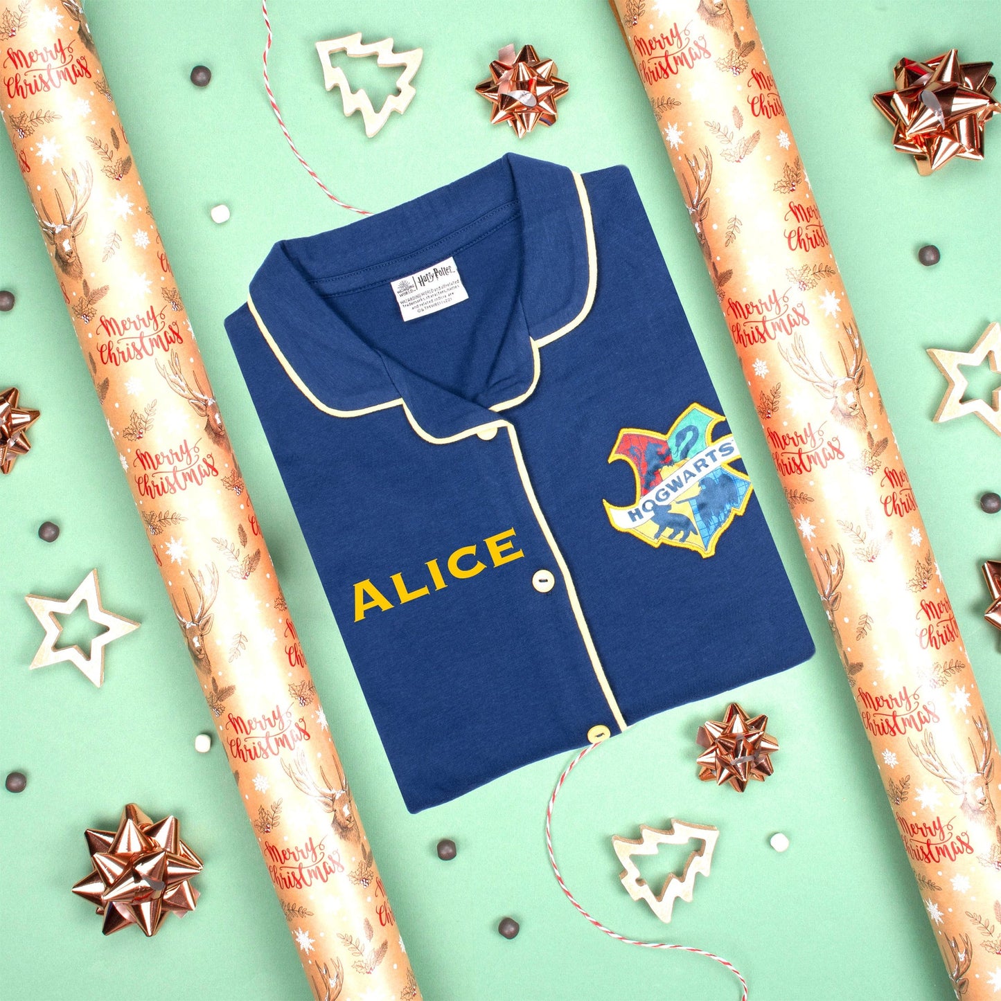 Harry Potter Pyjamas with Buttons – Navy bleu