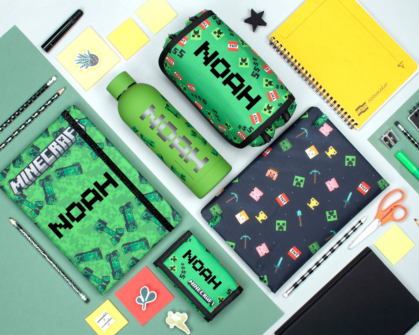 Minecraft Carnet – vert