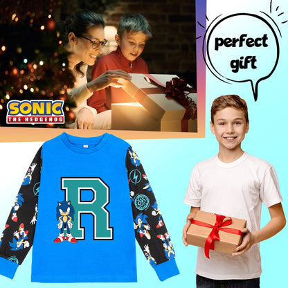 Pyjama – Sonic The Hedgehog for boys Long Sleeve 100% Cotton