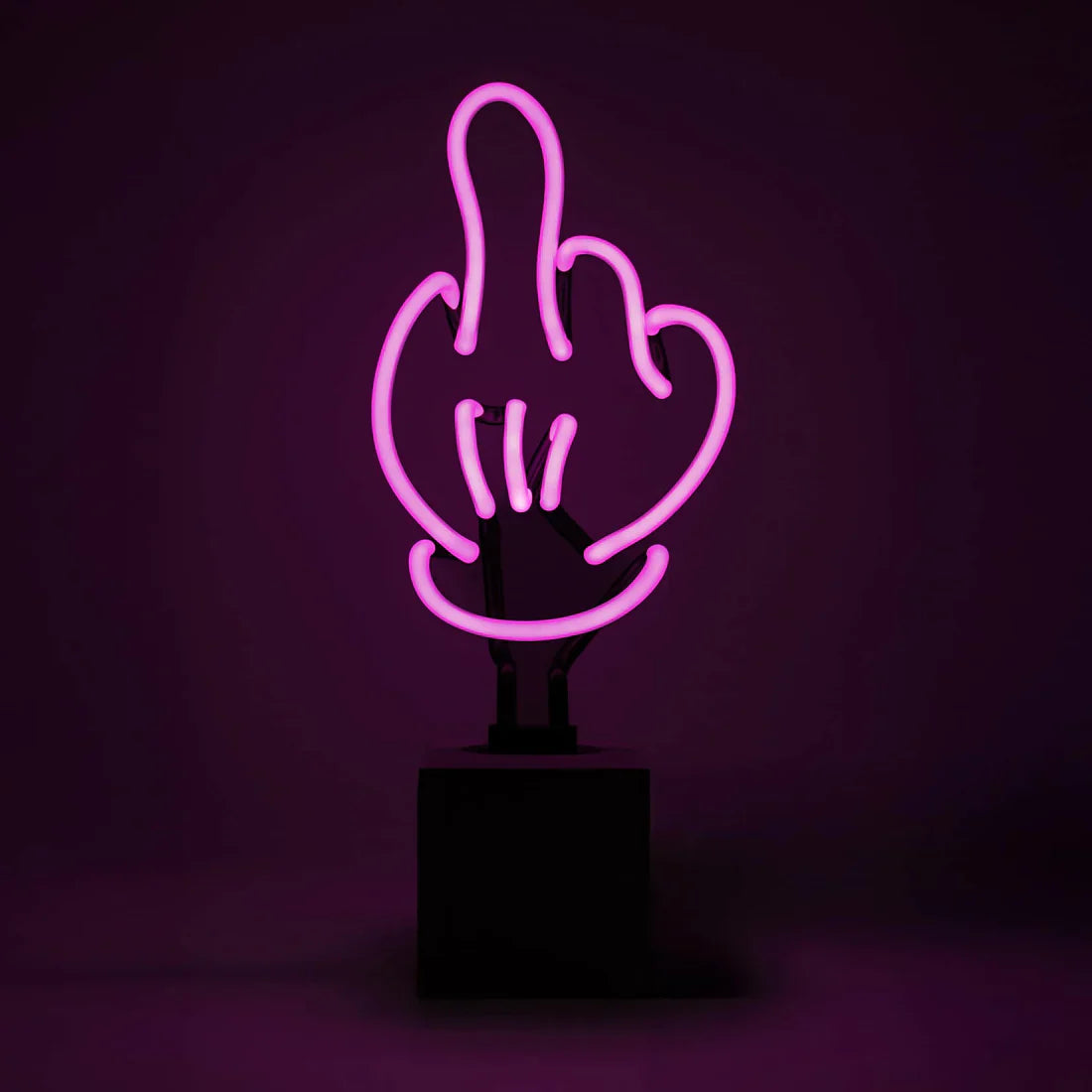 Neonlampe Hand "Fuck"