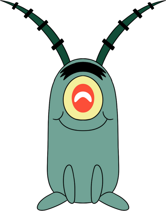 Plankton Sitzplüsch (23 cm)