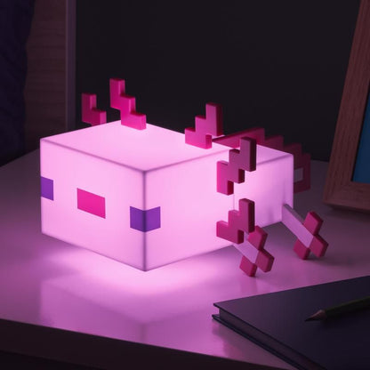 Lampe Minecraft - Axolotl