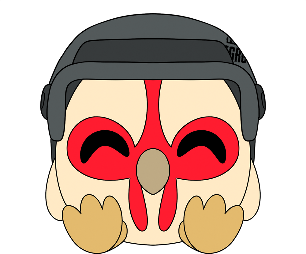 PUBG Chicken Stickie (6in)