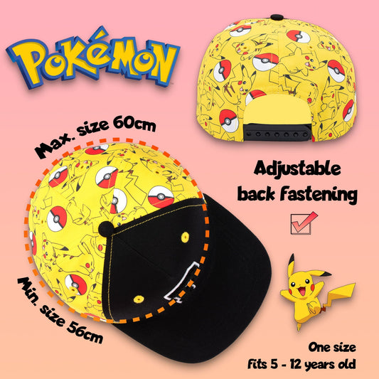 Kinder-Cap – Pikachu Baseballkappe