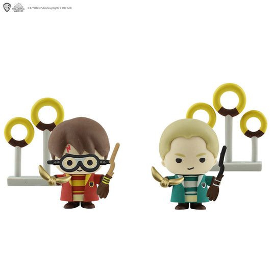 Gomees Harry und Draco in Quidditch-Kleidung