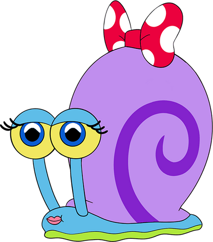 Mary Snail Stickie (15 cm)