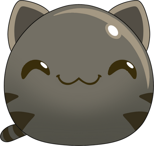 Tabby-Schleim-Aufkleber (15 cm)