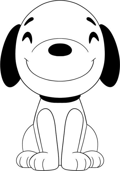 Snoopy Sit Plush (9in)