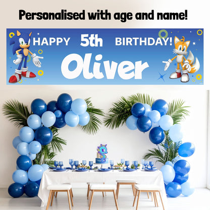 Bannière d’anniversaire – Sonic The Hedgehog
