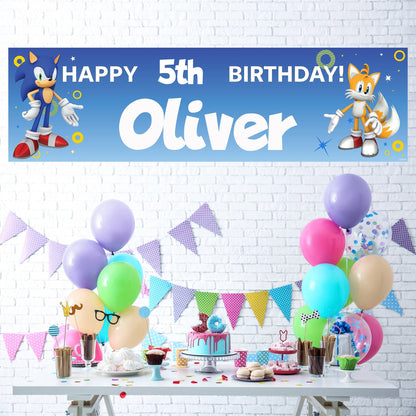 Bannière d’anniversaire – Sonic The Hedgehog