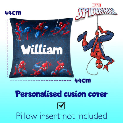 Housse de coussin Spider-Man – Marvel Spider-Man 44 x 44 cm Super Soft Pillow Case for Boys Bedroom Home Décor Gift for Boys