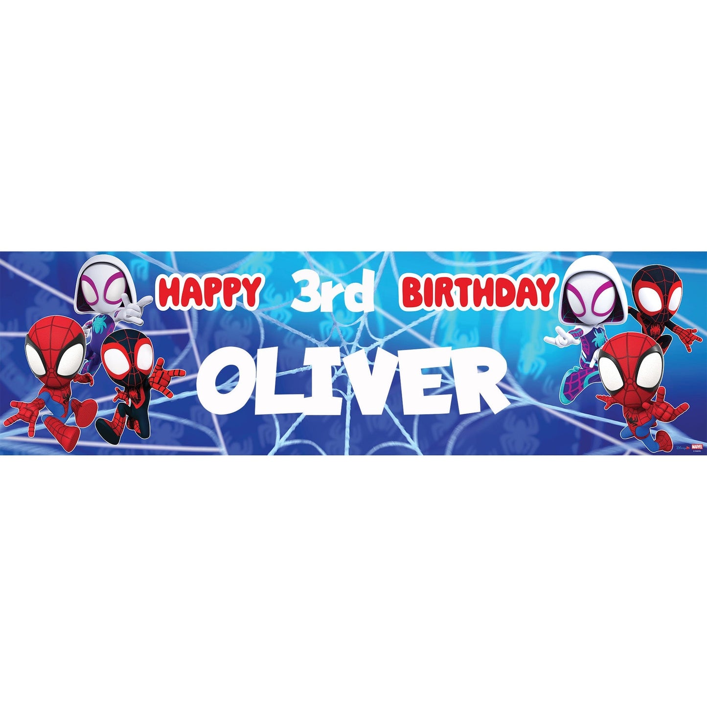 Bannière d’anniversaire – Marvel Spidey