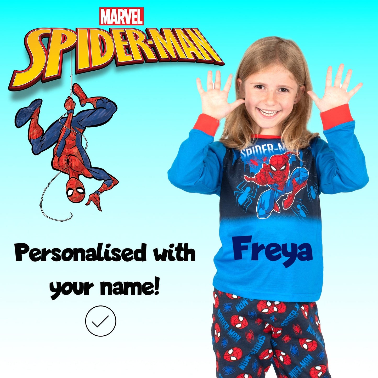 Marvel Spider-Man Christmas Pyjama-bleu