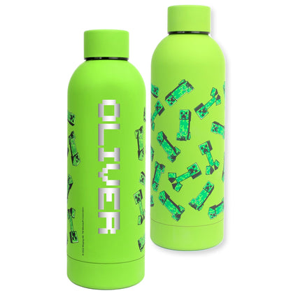 Minecraft Gourde en acier inoxydable – vert