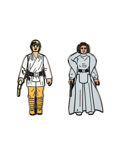 Pin's Star Wars Set 1.1 - Luke Skywalker and Princess Leia