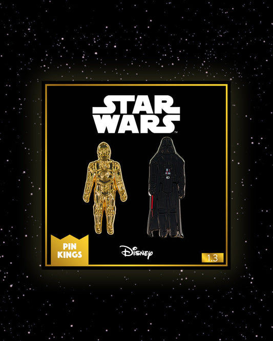 Star Wars Pin-Set 1.3 – C3PO und Darth Vader (Geek Store Exclusive)