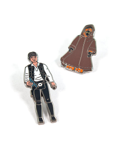 Star Wars Pin-Set 1.5 - Han Solo und Jawa