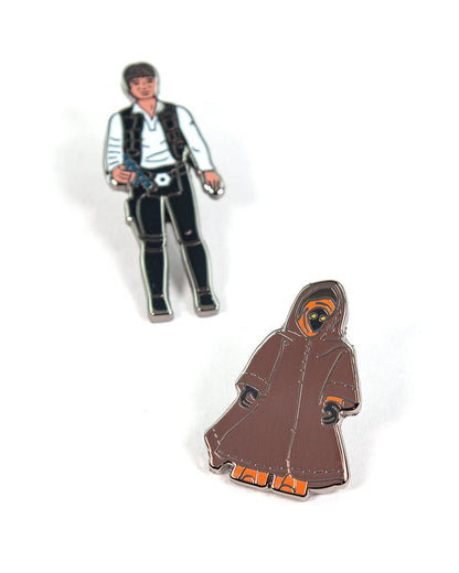 Star Wars Pin-Set 1.5 - Han Solo und Jawa