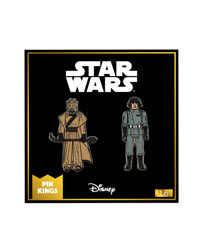 Star Wars Anstecknadeln Set 1.6 - Tusken Raider und Imperialer Todesstern-Techniker