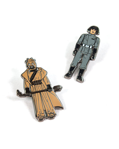 Star Wars Anstecknadeln Set 1.6 - Tusken Raider und Imperialer Todesstern-Techniker