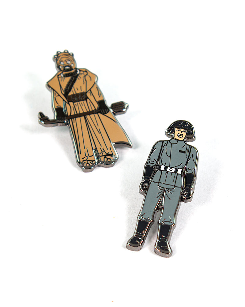 Star Wars Anstecknadeln Set 1.6 - Tusken Raider und Imperialer Todesstern-Techniker