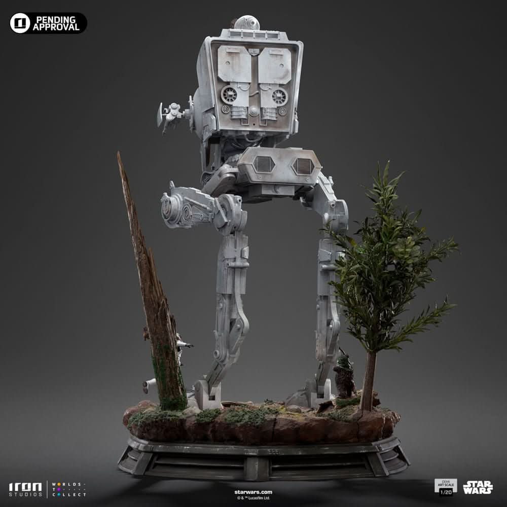 Statue AT-ST and Chewbacca - Star Wars - Demi Art Scale 1/20