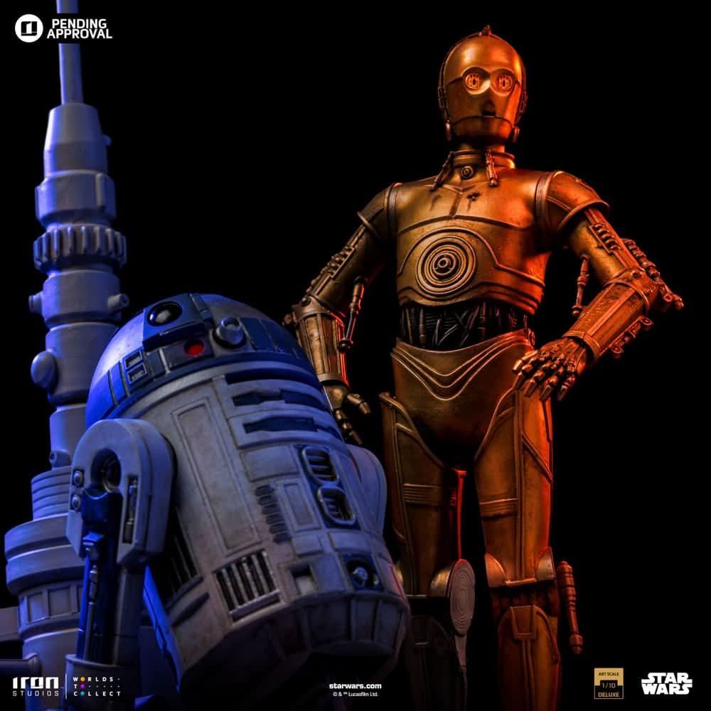 C-3PO and R2-D2 Statue - Star Wars - Art Scale 1/10