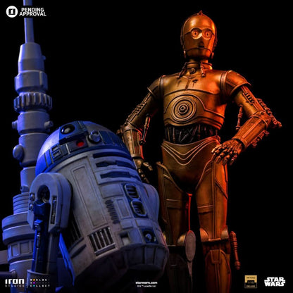 C-3PO and R2-D2 Statue - Star Wars - Art Scale 1/10
