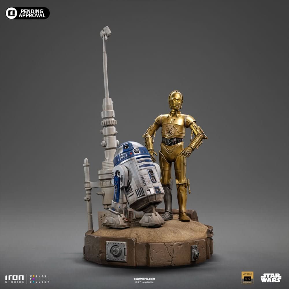 C-3PO and R2-D2 Statue - Star Wars - Art Scale 1/10